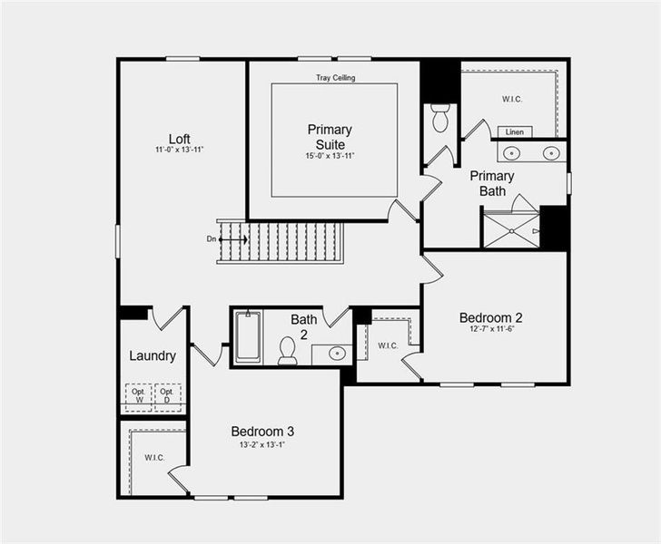 2D floor plan layout of this home in Falls Creek, Flowery Branch, GA (Image 3). 2D floor plan layout of this home in Falls Creek, Flowery Branch, GA (Image 3).