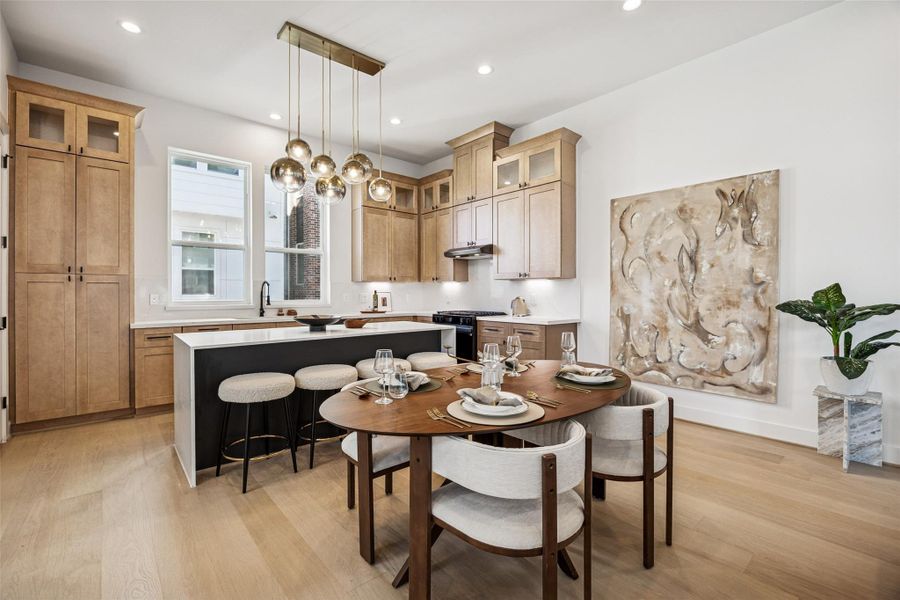 Furnished interior view inside a new home in , Houston (Image 29).