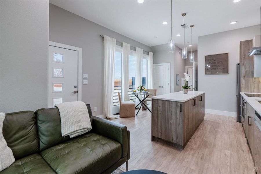 Furnished interior view inside a new home in , Fort Worth (Image 18).