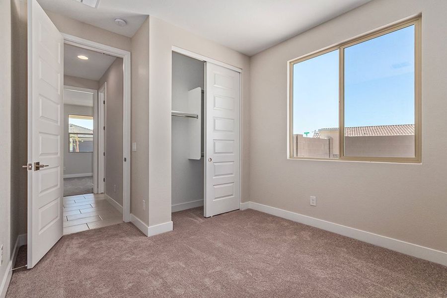 Representative unfurnished interior of a home built from the Zafiro by Taylor Morrison in CantaMia at Estrella 55+, Goodyear (Image 27).