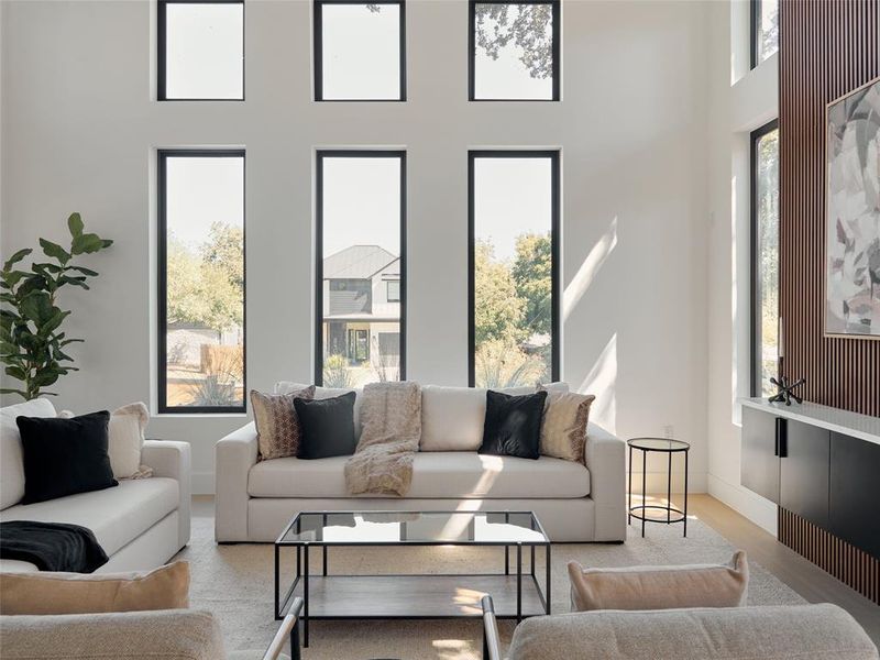 Massive Ceilings and Living Rooms