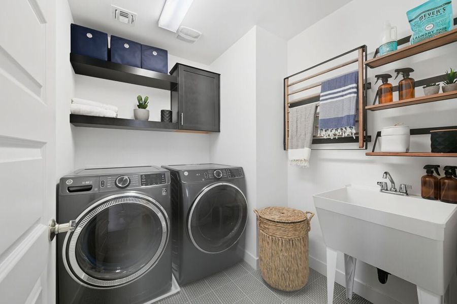 Furnished interior view inside a new home in La Mira, Mesa (Image 24).