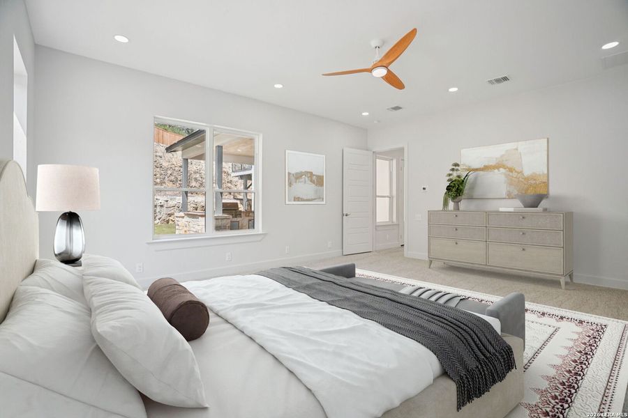 Furnished interior view inside a new home in , San Antonio (Image 11).