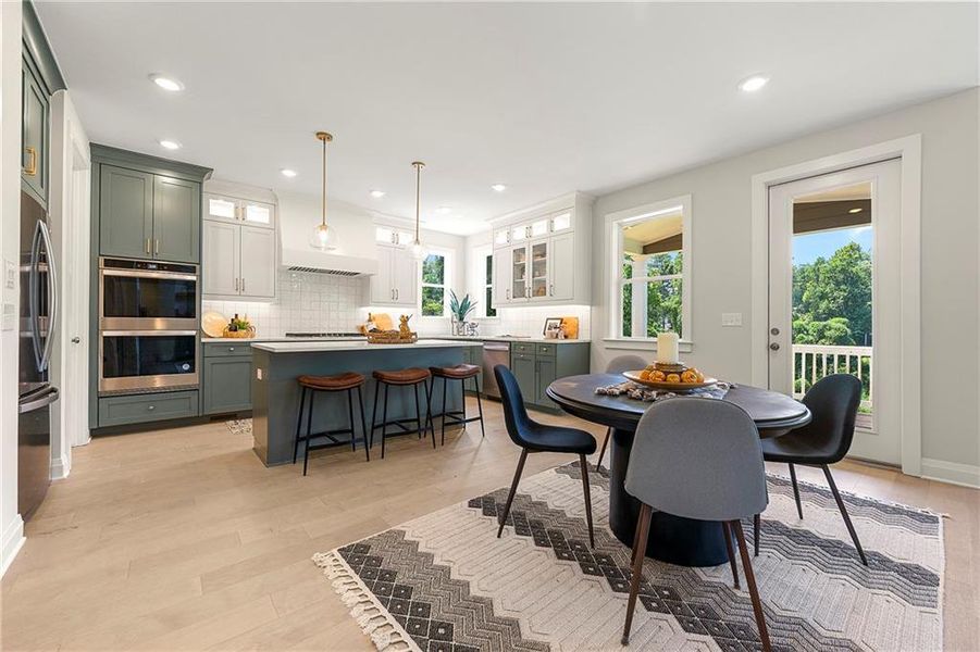 Furnished interior view inside a new home in Sterlington, Canton (Image 15).