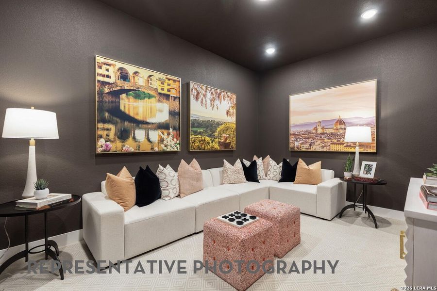 Furnished interior view inside a new home in Mont Blanc, Schertz (Image 16). Furnished interior view inside a new home in Mont Blanc, Schertz (Image 16).