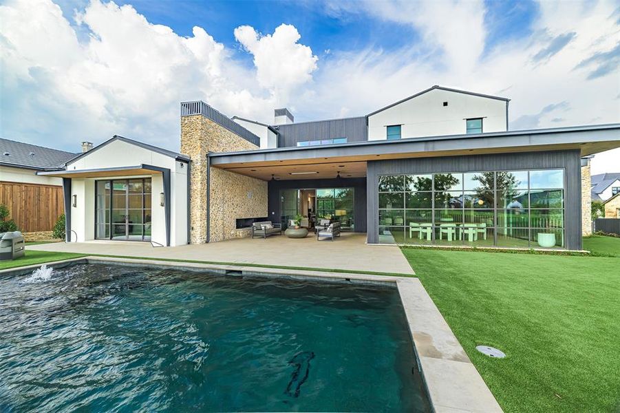 Exterior details and patio area of a home in , Southlake (Image 23).