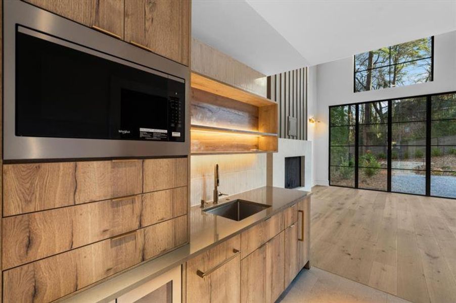 Furnished interior view inside a new home in , Atlanta (Image 12).