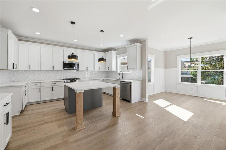 Furnished interior view inside a new home in , Canton (Image 8).