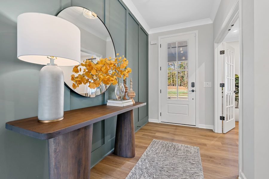 Representative furnished interior of a home built from the Woodwright by Tri Pointe Homes in Alton Creek, Mint Hill (Image 7).