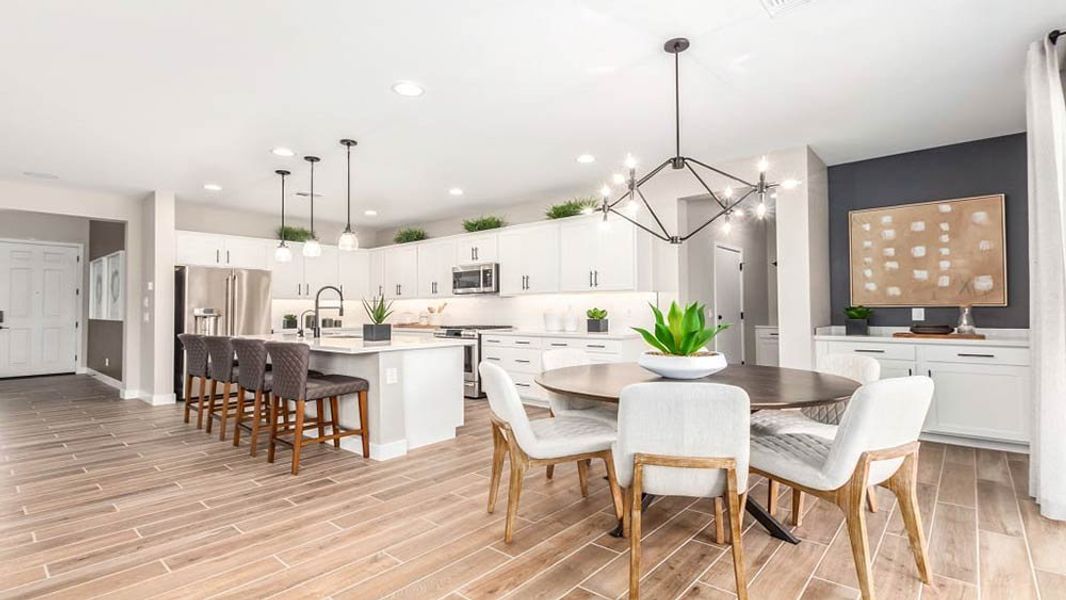 Representative furnished interior of a home built from the 40R3 by Taylor Morrison in Los Cielos at Rancho Mercado, Surprise (Image 13).