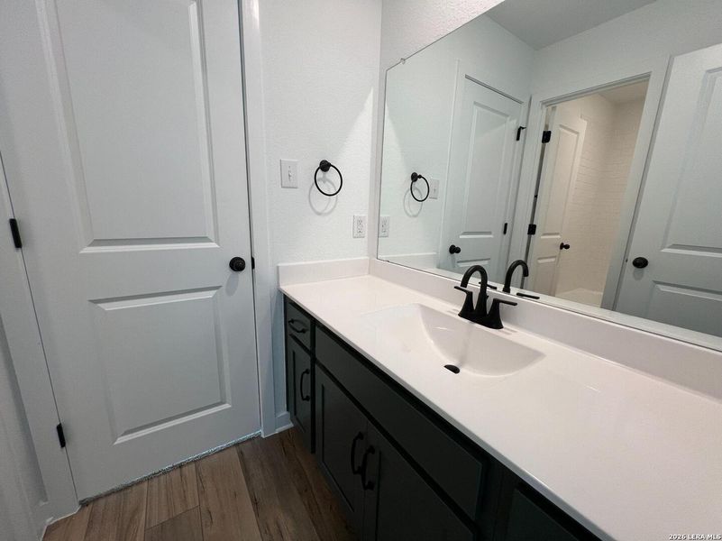 Furnished interior view inside a new home in Nopal Valley, San Antonio (Image 13).