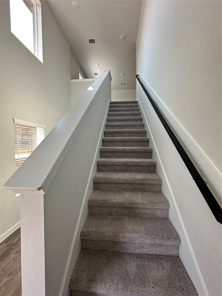Spacious, unfurnished interior of a new home in Lonestar Collection at Aurora, Katy (Image 13).