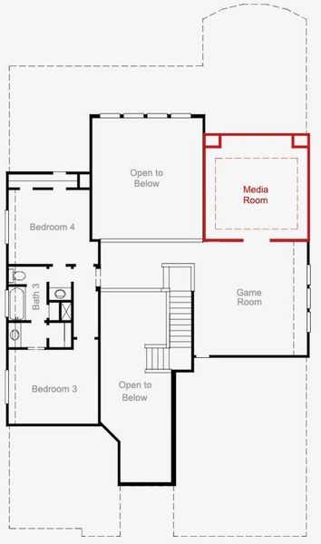 2D floor plan layout of this home in Pomona, Manvel, TX (Image 3).