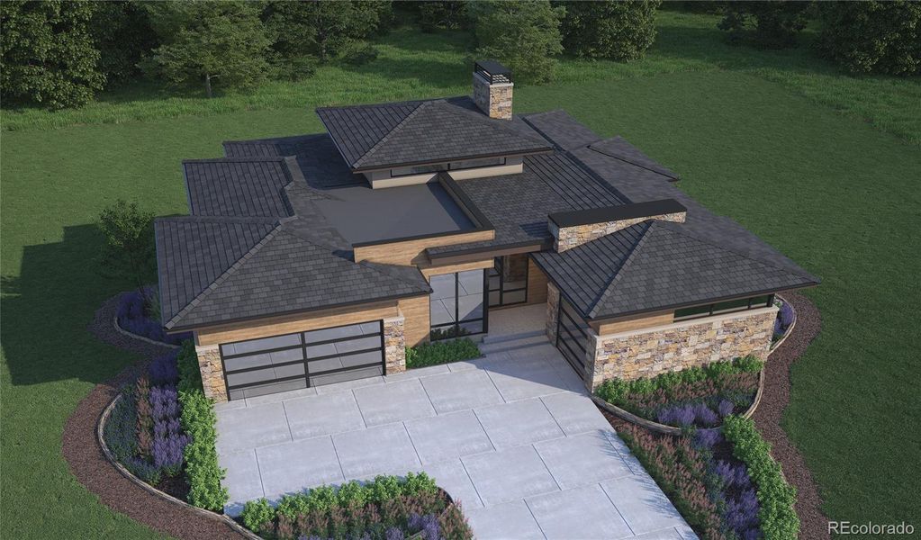 Front exterior of a new home in , Parker, CO, highlighting curb appeal (Image 5). Front exterior of a new home in , Parker, CO, highlighting curb appeal (Image 5).