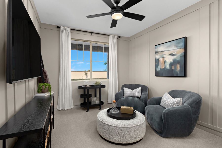 Representative furnished interior of a home built from the Copper by Mattamy Homes in Soleo, San Tan Valley (Image 15).