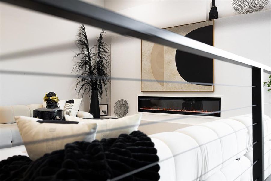 Close-up of interior finishes inside a home in , Dallas (Image 24).