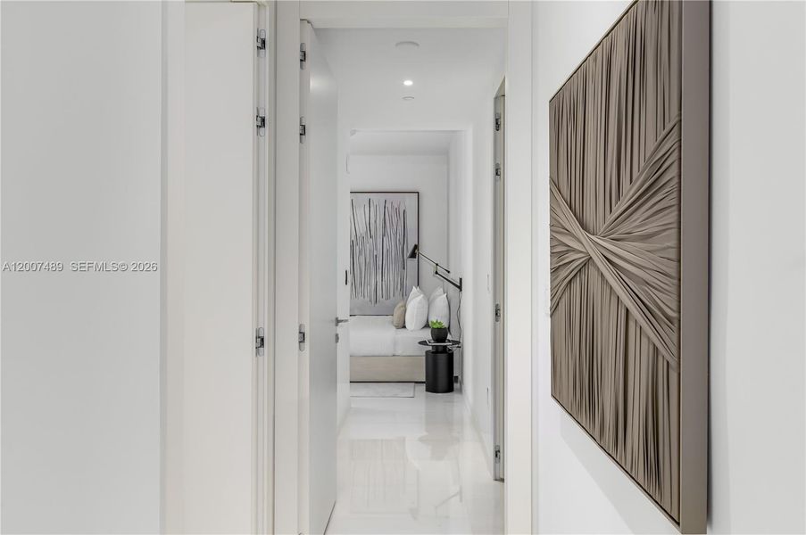 Furnished interior view inside a new home in , Miami (Image 42). Furnished interior view inside a new home in , Miami (Image 42).