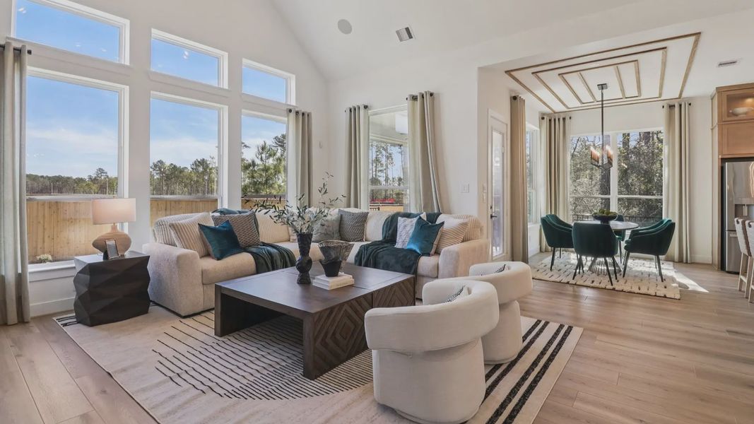 Representative furnished interior of a home built from the Marbella by Chesmar Homes in Audubon, Magnolia (Image 13).