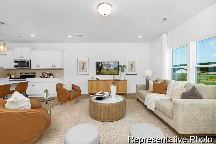 Furnished interior view inside a new home in Nathans Ridge, Lillington (Image 8).