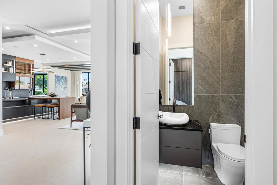 Furnished interior view inside a new home in , Boca Raton (Image 9).