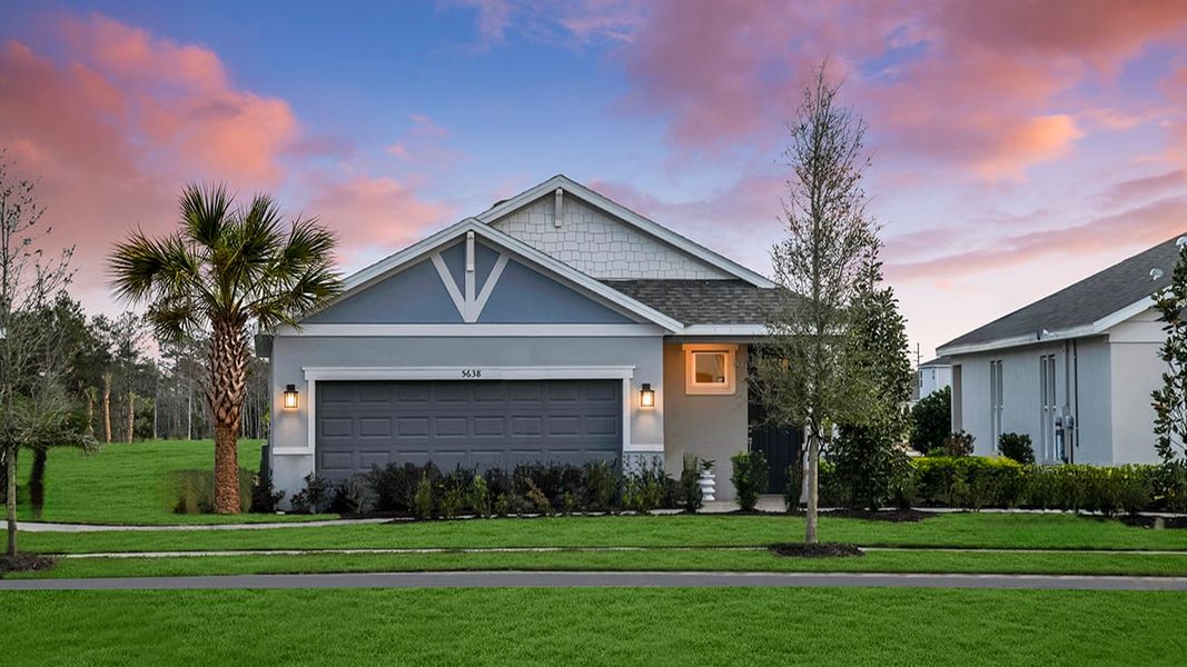 Representative exterior photo of a completed home built from the Saint Vincent by Taylor Morrison in Tiburon, Nokomis, FL (Image 25).
