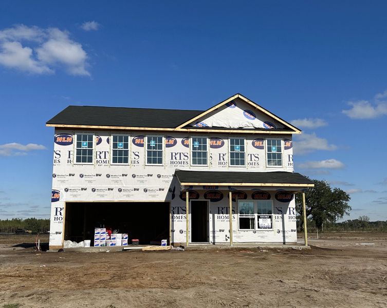 In-progress construction of a new home in Tibet Road at Sassafras, Allenhurst, GA (Image 5).