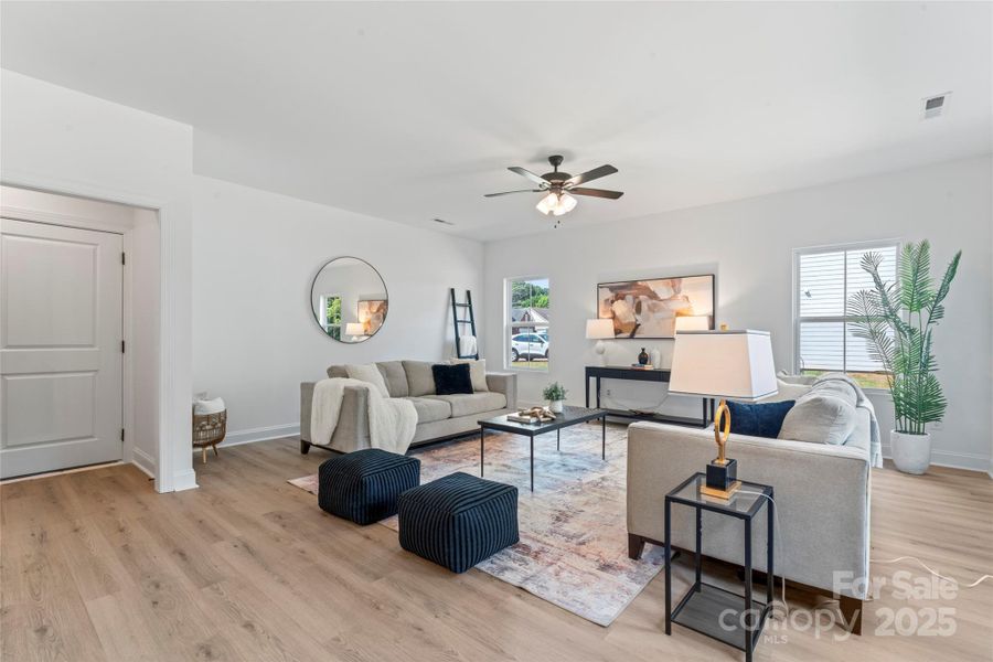 Furnished interior view inside a new home in , Harrisburg (Image 8).