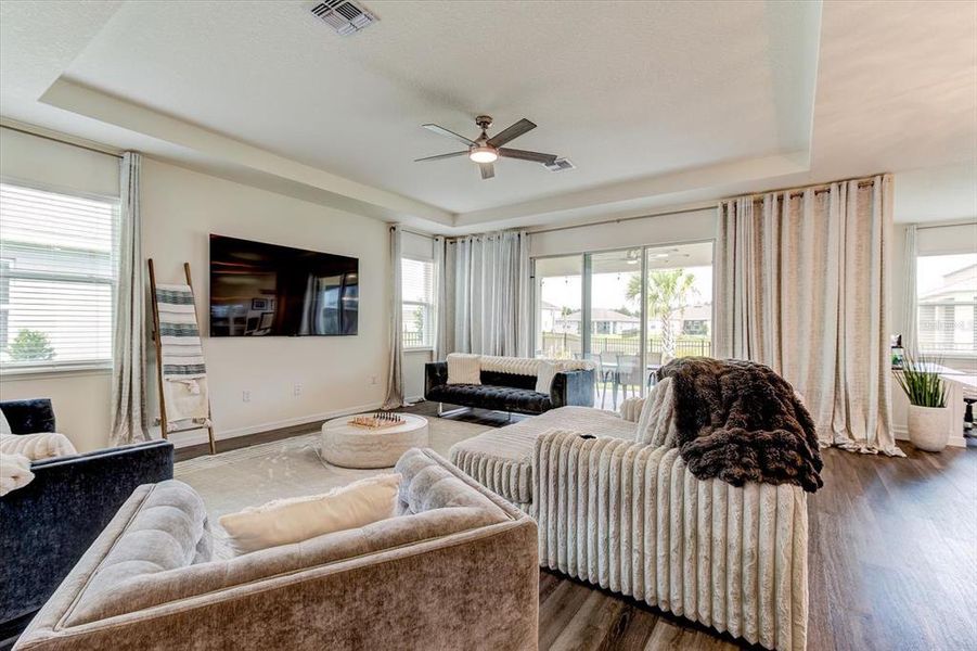 Furnished interior view inside a new home in Archers Mill, Ormond Beach (Image 19).