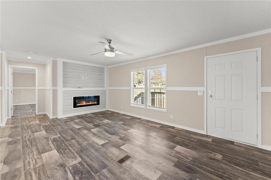 Spacious, unfurnished interior of a new home in , Cleveland (Image 32).