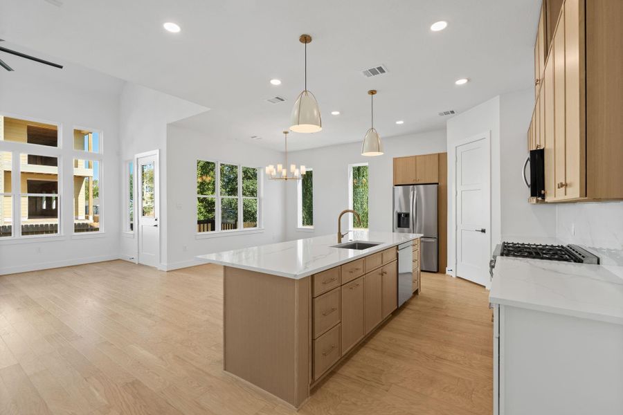 Furnished interior view inside a new home in , Houston (Image 7). Furnished interior view inside a new home in , Houston (Image 7).