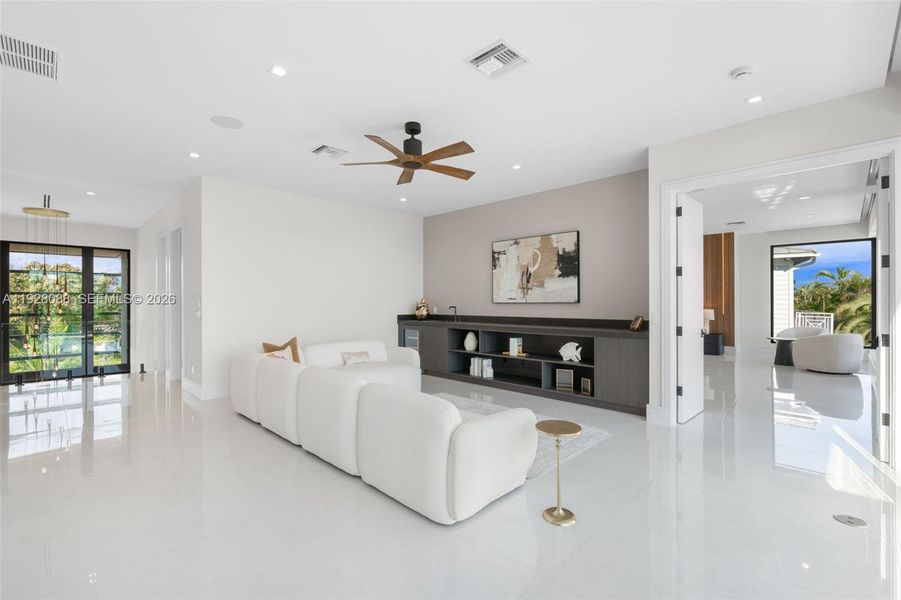 Furnished interior view inside a new home in , Lighthouse Point (Image 48).