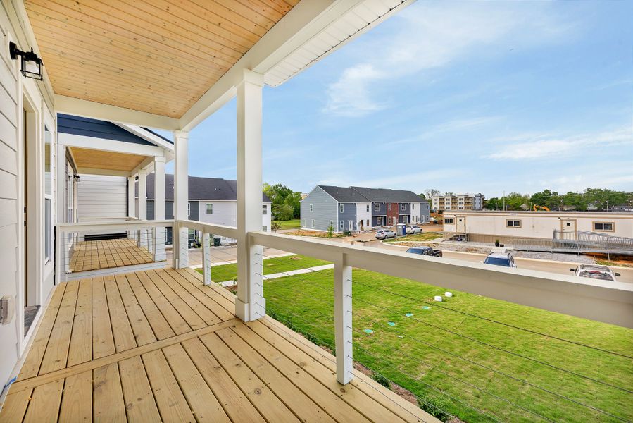 Representative exterior photo of a completed home built from the Ingram Rowhome by Parkside Builders in Anderson Park, Hendersonville, TN (Image 29).