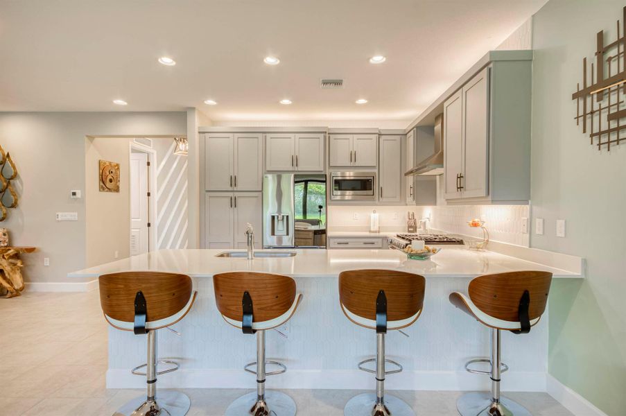 Furnished interior view inside a new home in , Port St. Lucie (Image 14).