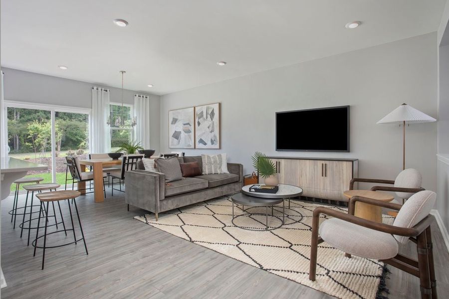 Furnished interior in a model home at Brooks Mill - Reserve Series in Durham (Image 10). Furnished interior in a model home at Brooks Mill - Reserve Series in Durham (Image 10).
