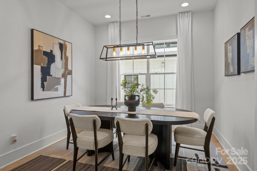 Furnished interior view inside a new home in , Charlotte (Image 31).