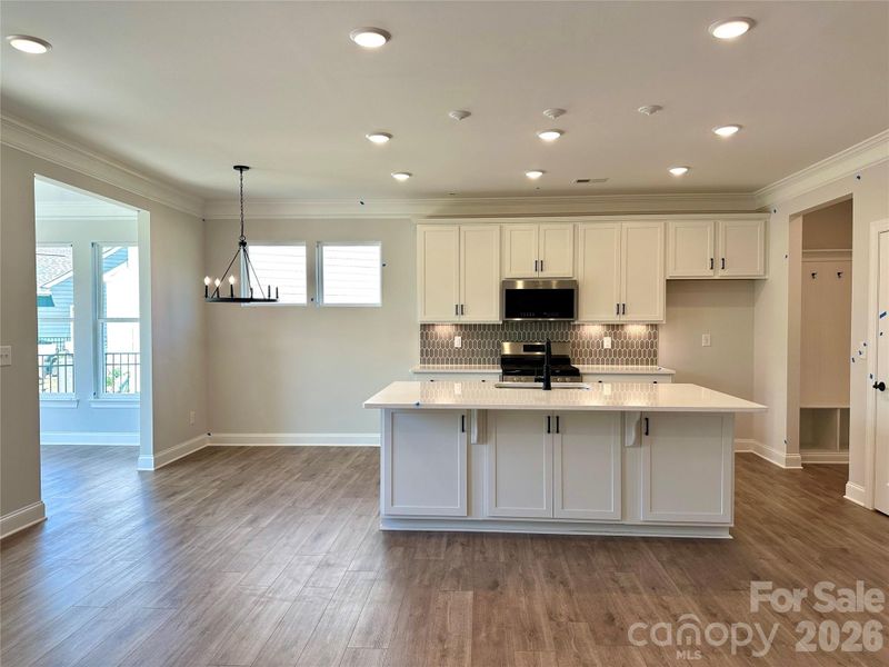 Furnished interior view inside a new home in Villas at Prestwick, Mooresville (Image 5).
