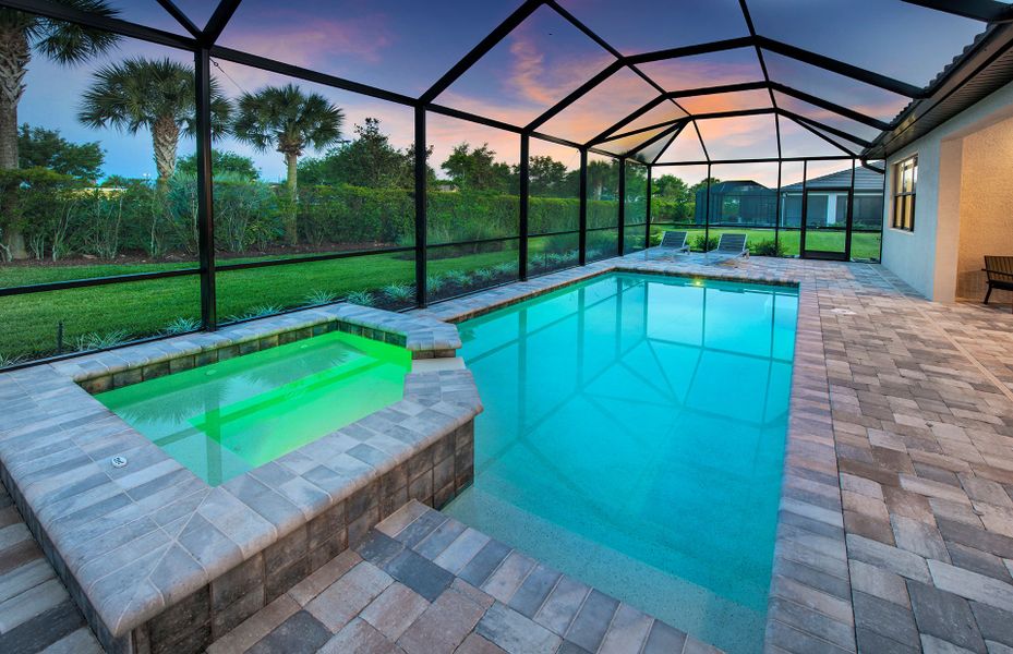 Custom pool and spa options available