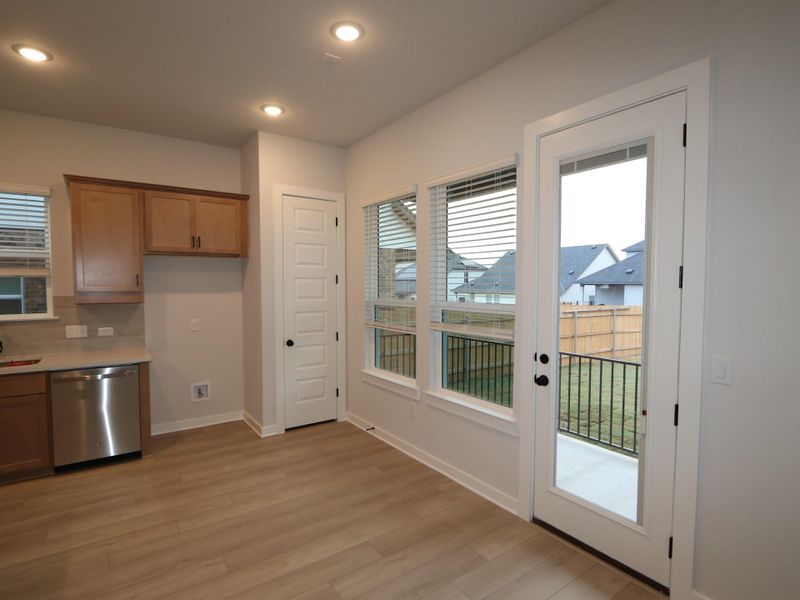 Spacious, unfurnished interior of a new home in Cascades at Onion Creek, Austin (Image 13). Spacious, unfurnished interior of a new home in Cascades at Onion Creek, Austin (Image 13).