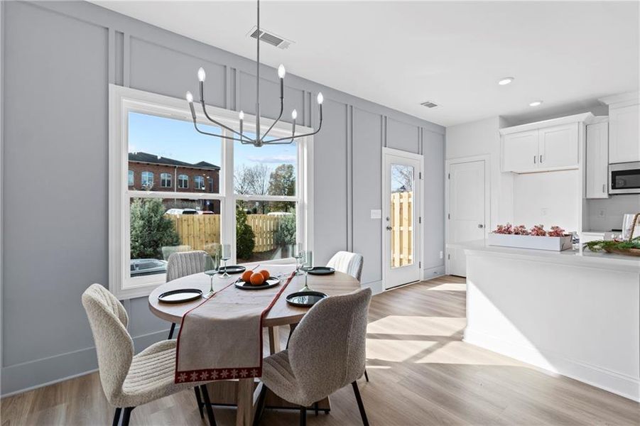Furnished interior view inside a new home in , Ball Ground (Image 4).