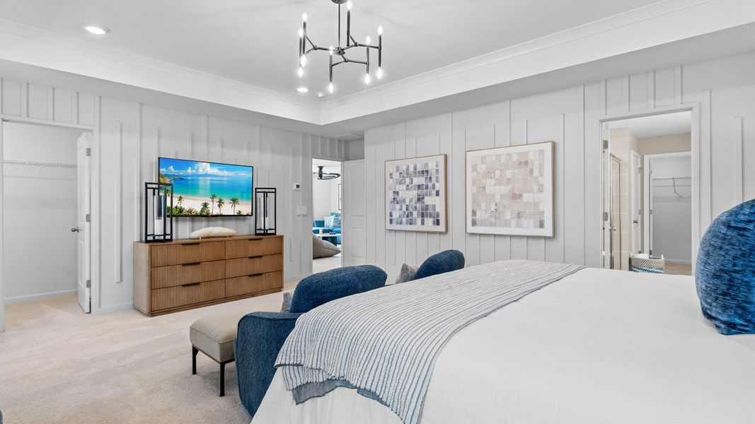 Furnished interior view inside a new home in Bowers Farm, McDonough (Image 31).