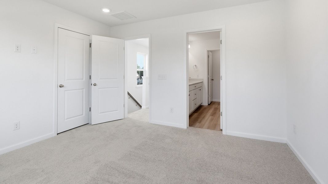 Representative furnished interior of a home built from the Hayden by DRB Homes in Clear Springs Townhomes, North Charleston (Image 21). Representative furnished interior of a home built from the Hayden by DRB Homes in Clear Springs Townhomes, North Charleston (Image 21).