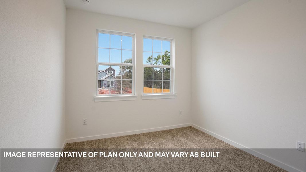 Spacious, unfurnished interior of a new home in Rosenbusch Ranch, Leander (Image 15). Spacious, unfurnished interior of a new home in Rosenbusch Ranch, Leander (Image 15).