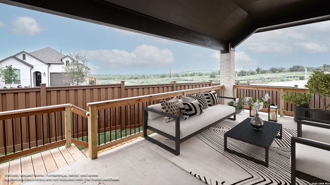Exterior details and patio area of a home in Mayfair, New Braunfels (Image 22).