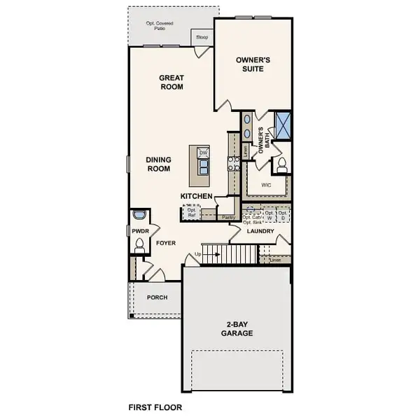 2D floor plan layout of this home in Cloverleaf, Austin, TX (Image 3).