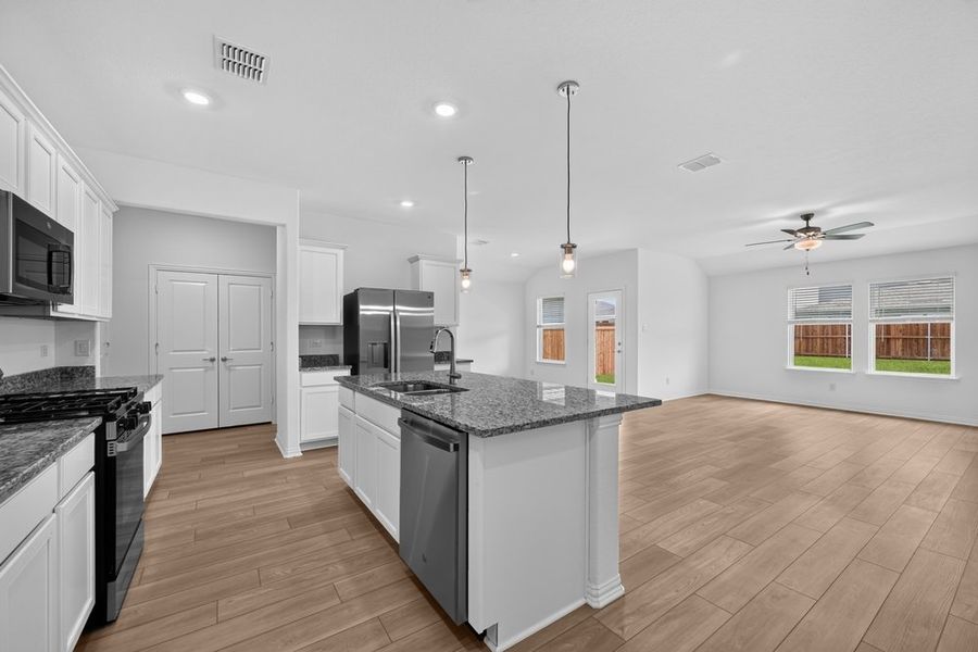 Furnished interior view inside a new home in River Ridge, Crandall (Image 6).