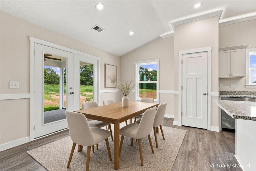 Furnished interior view inside a new home in Davis Heights, Inman (Image 9).