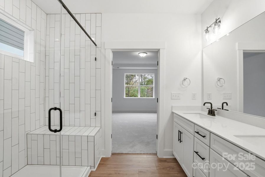 Furnished interior view inside a new home in Villas at Prestwick, Mooresville (Image 8).