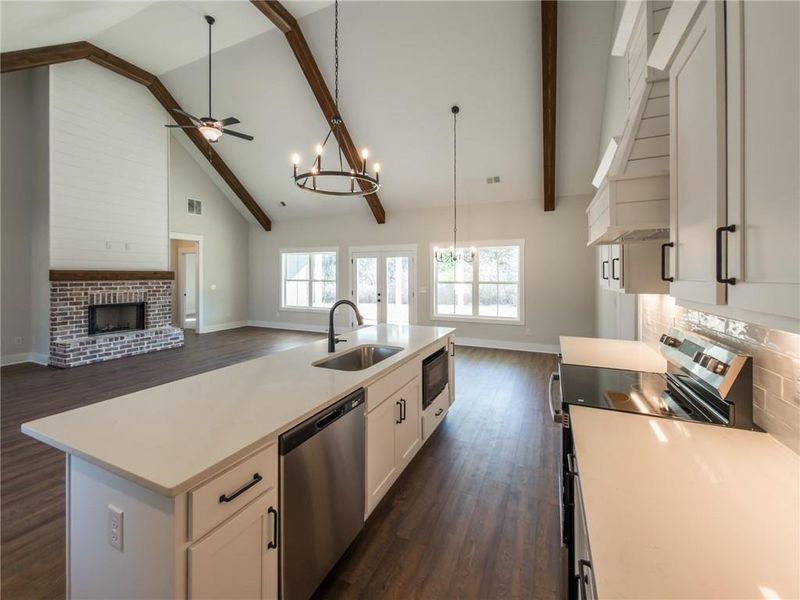 Furnished interior view inside a new home in , Social Circle (Image 5).