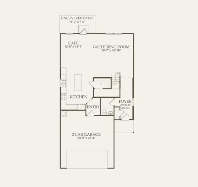 Centex Homes, Camelia floor plan