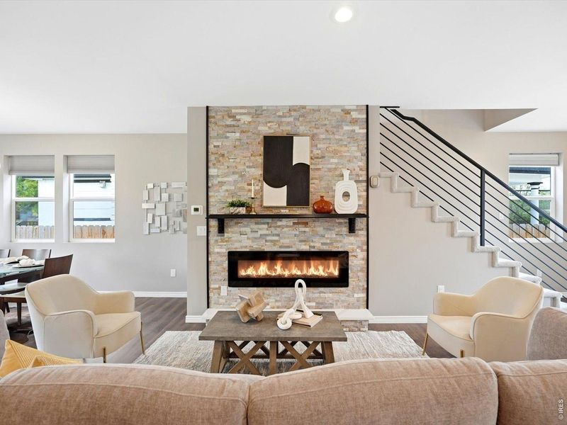Furnished interior view inside a new home in , Denver (Image 5). Furnished interior view inside a new home in , Denver (Image 5).